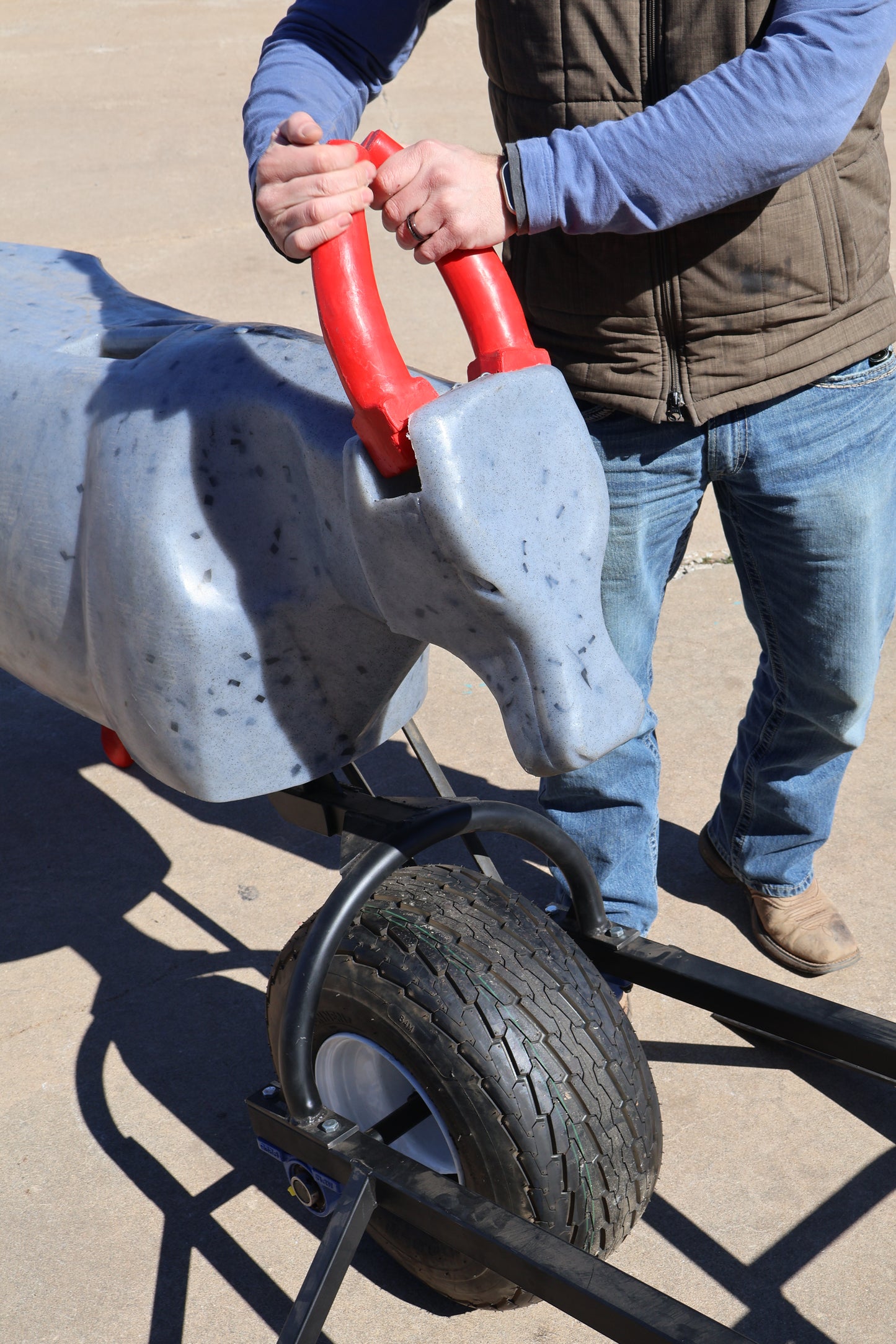 Roping Dummy Ground Driven