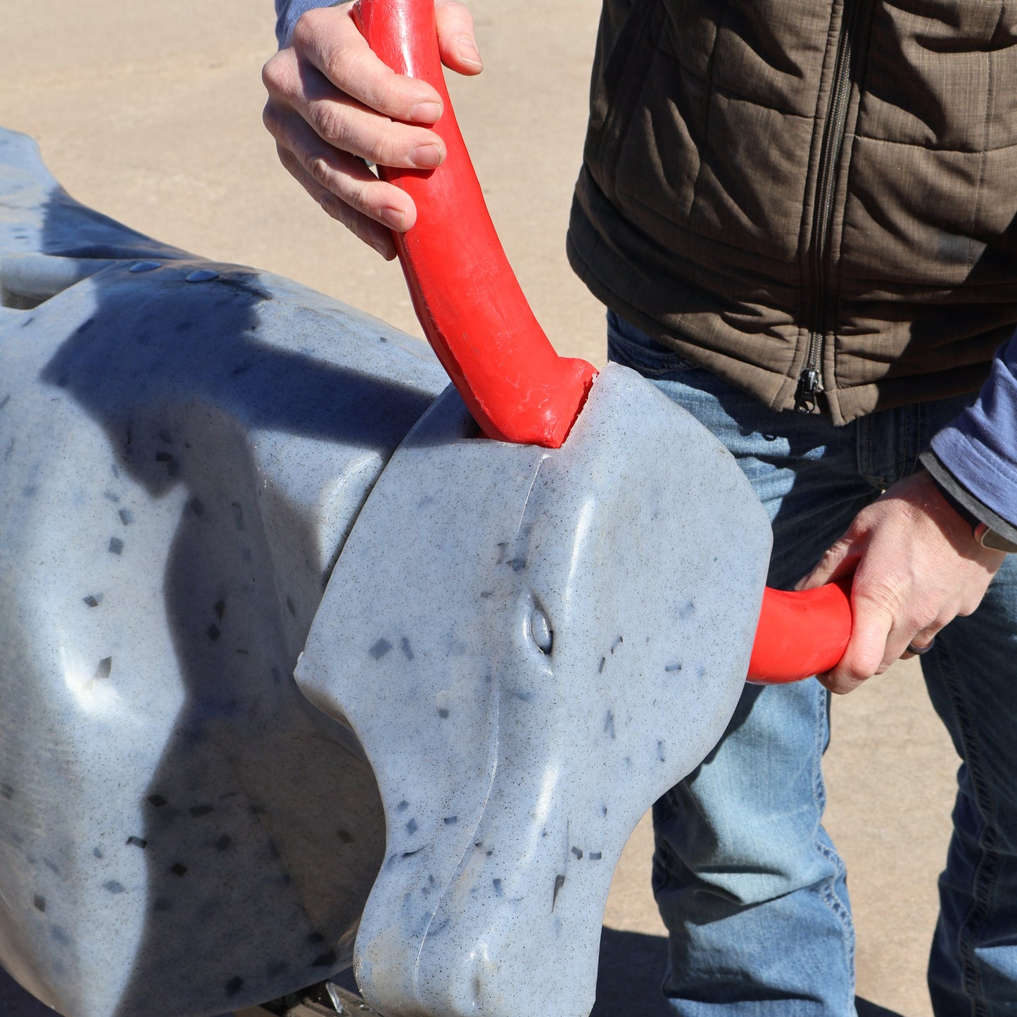 Roping Dummy Ground Driven