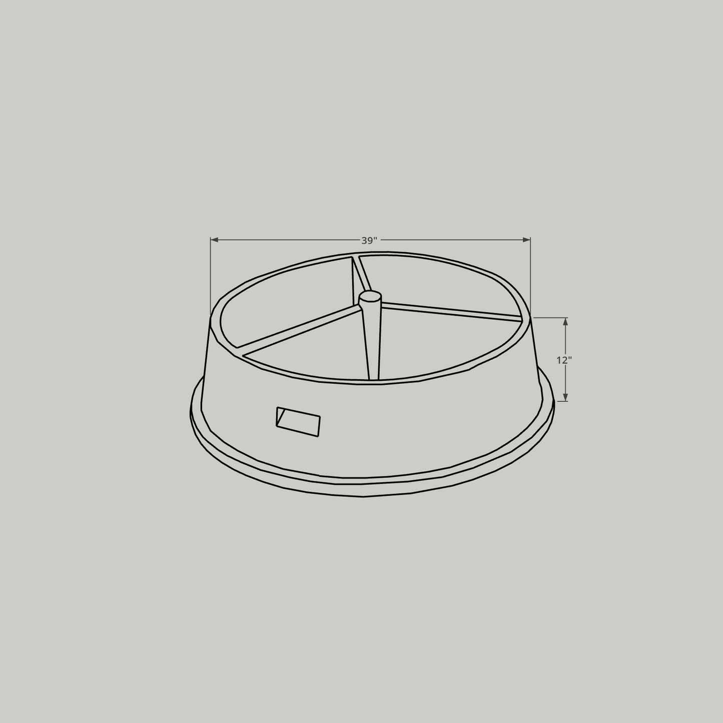 Mineral Feeder, Ground Level